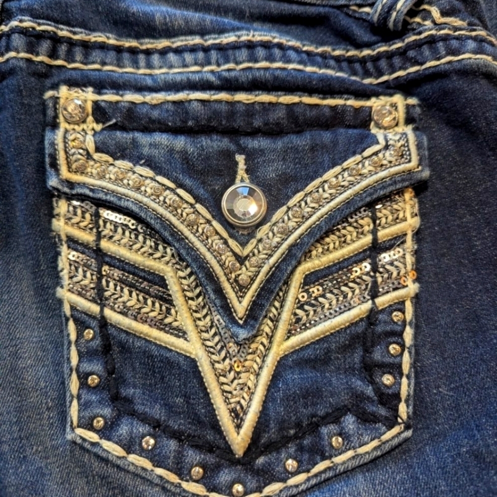 Vigoss size 26 length 21 capris The New York in excellent condition - Picture 5 of 16